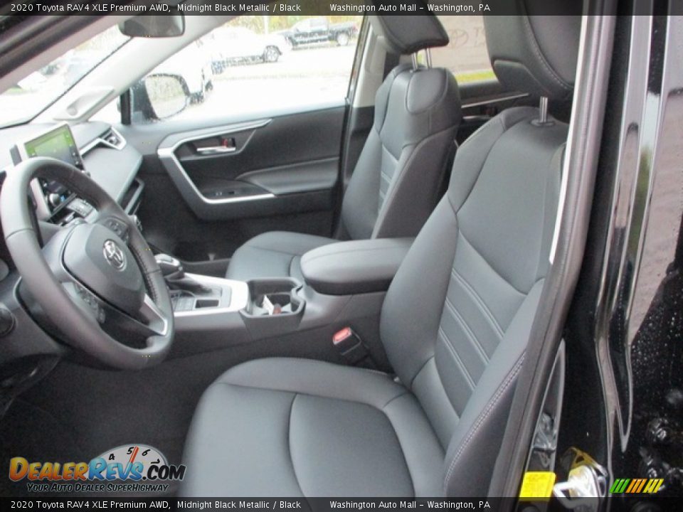2020 Toyota RAV4 XLE Premium AWD Midnight Black Metallic / Black Photo #12
