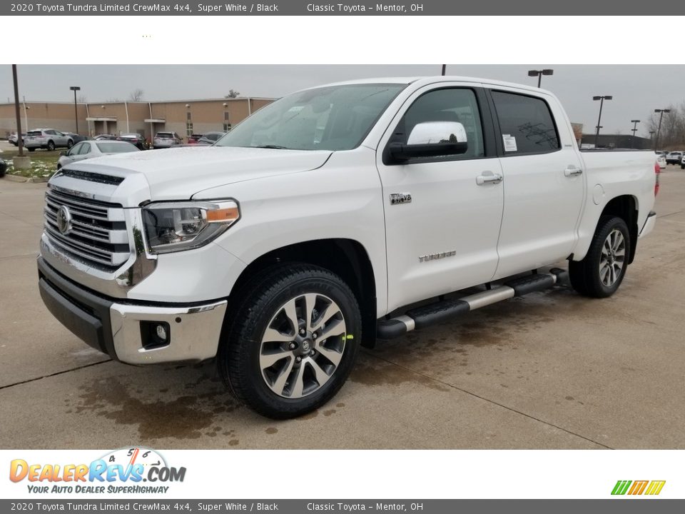 2020 Toyota Tundra Limited CrewMax 4x4 Super White / Black Photo #1