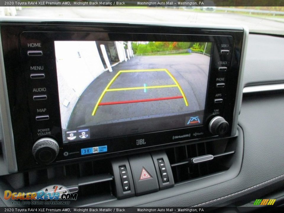 2020 Toyota RAV4 XLE Premium AWD Midnight Black Metallic / Black Photo #17