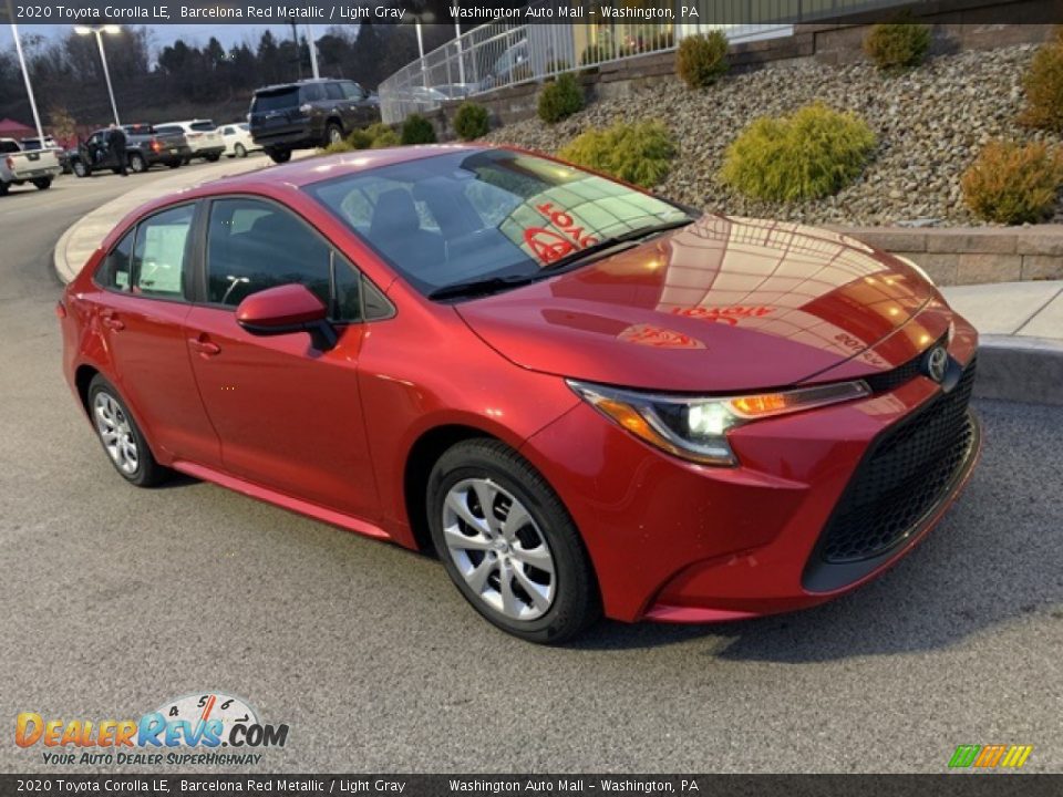 2020 Toyota Corolla LE Barcelona Red Metallic / Light Gray Photo #1