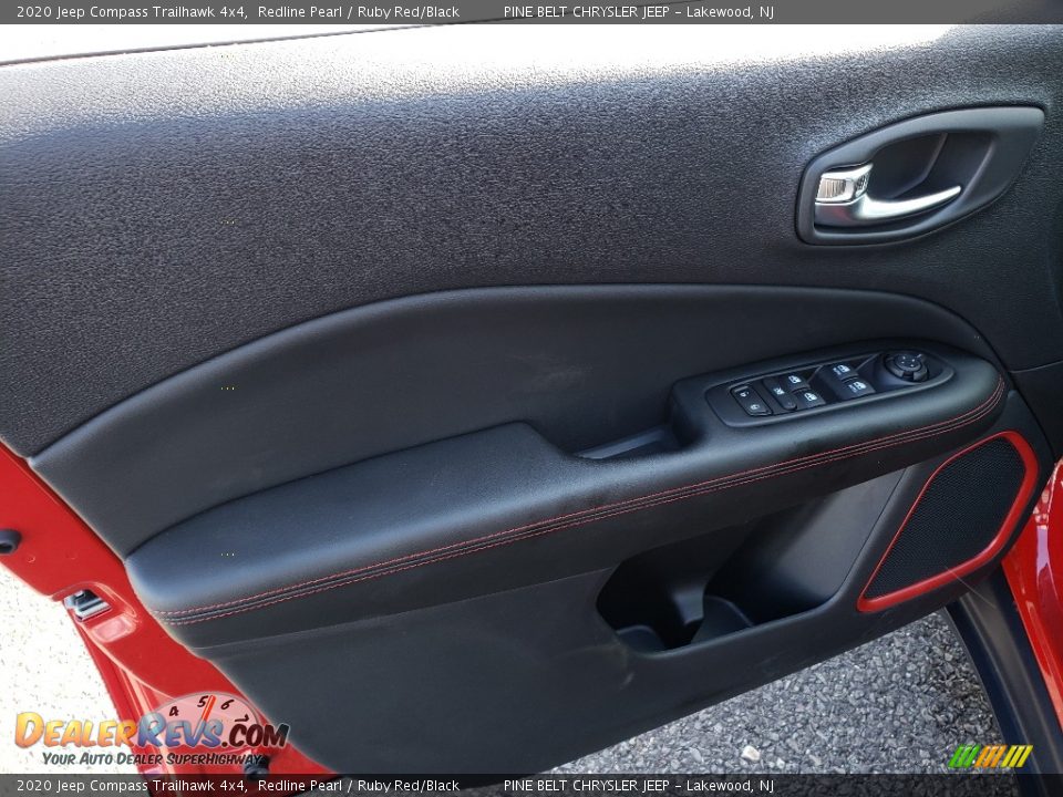 2020 Jeep Compass Trailhawk 4x4 Redline Pearl / Ruby Red/Black Photo #8