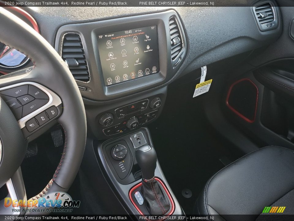 2020 Jeep Compass Trailhawk 4x4 Redline Pearl / Ruby Red/Black Photo #10