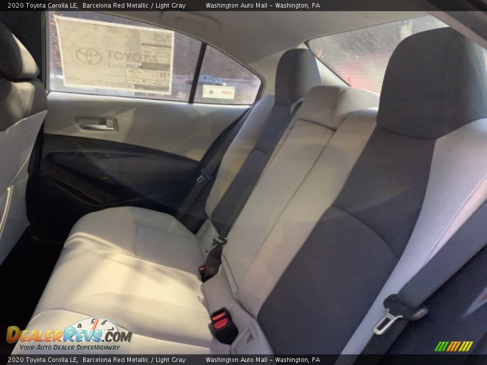 2020 Toyota Corolla LE Barcelona Red Metallic / Light Gray Photo #6