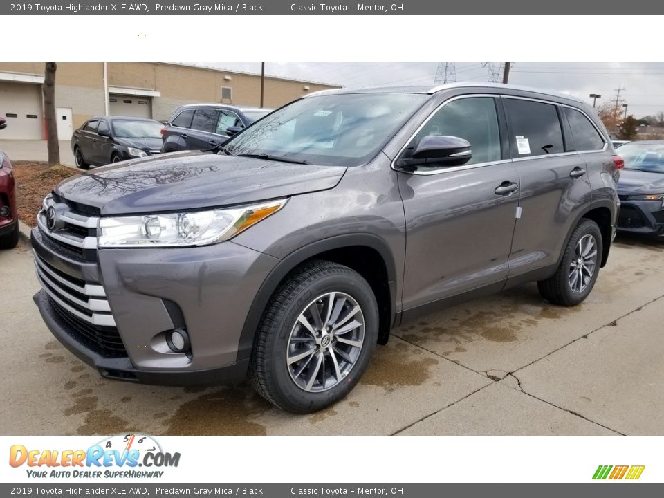 2019 Toyota Highlander XLE AWD Predawn Gray Mica / Black Photo #1