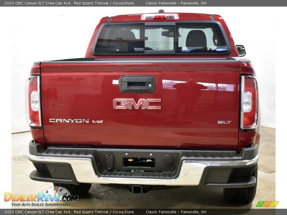 2020 GMC Canyon SLT Crew Cab 4x4 Red Quartz Tintcoat / Cocoa/Dune Photo #8