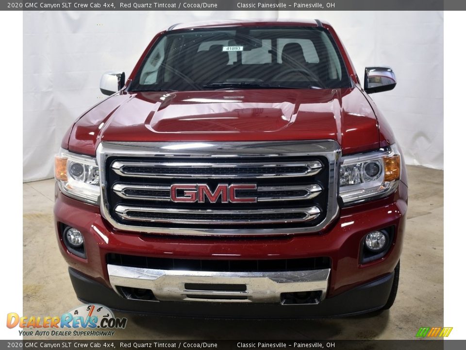 2020 GMC Canyon SLT Crew Cab 4x4 Red Quartz Tintcoat / Cocoa/Dune Photo #9