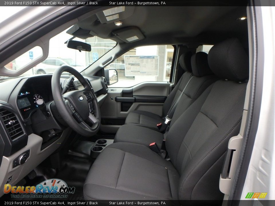 Front Seat of 2019 Ford F150 STX SuperCab 4x4 Photo #12