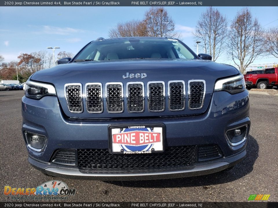 2020 Jeep Cherokee Limited 4x4 Blue Shade Pearl / Ski Gray/Black Photo #2