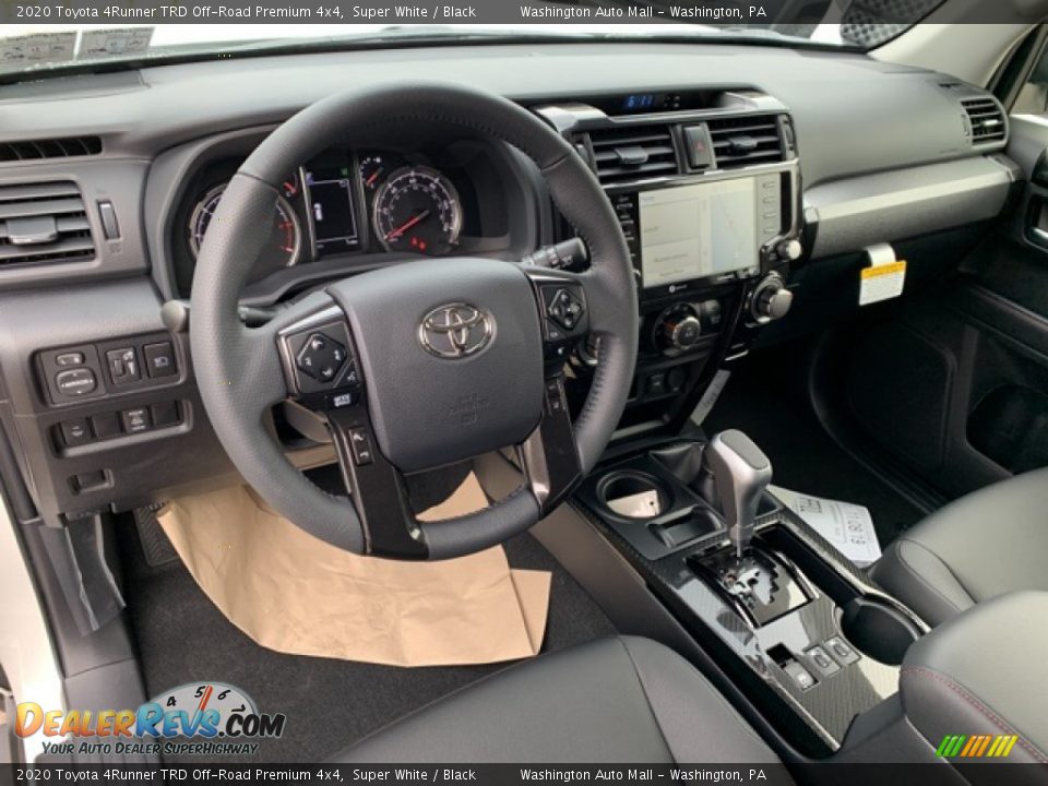 Black Interior - 2020 Toyota 4Runner TRD Off-Road Premium 4x4 Photo #5