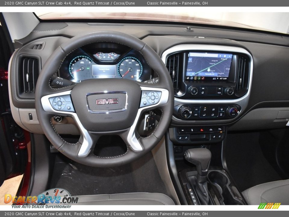 2020 GMC Canyon SLT Crew Cab 4x4 Red Quartz Tintcoat / Cocoa/Dune Photo #3