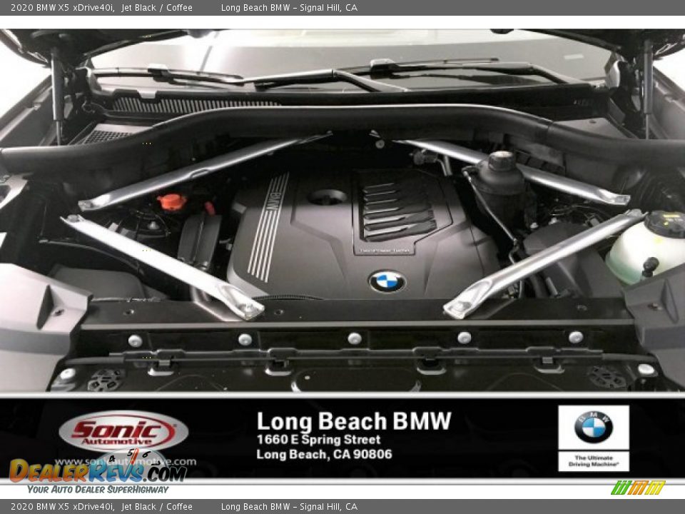 2020 BMW X5 xDrive40i Jet Black / Coffee Photo #8