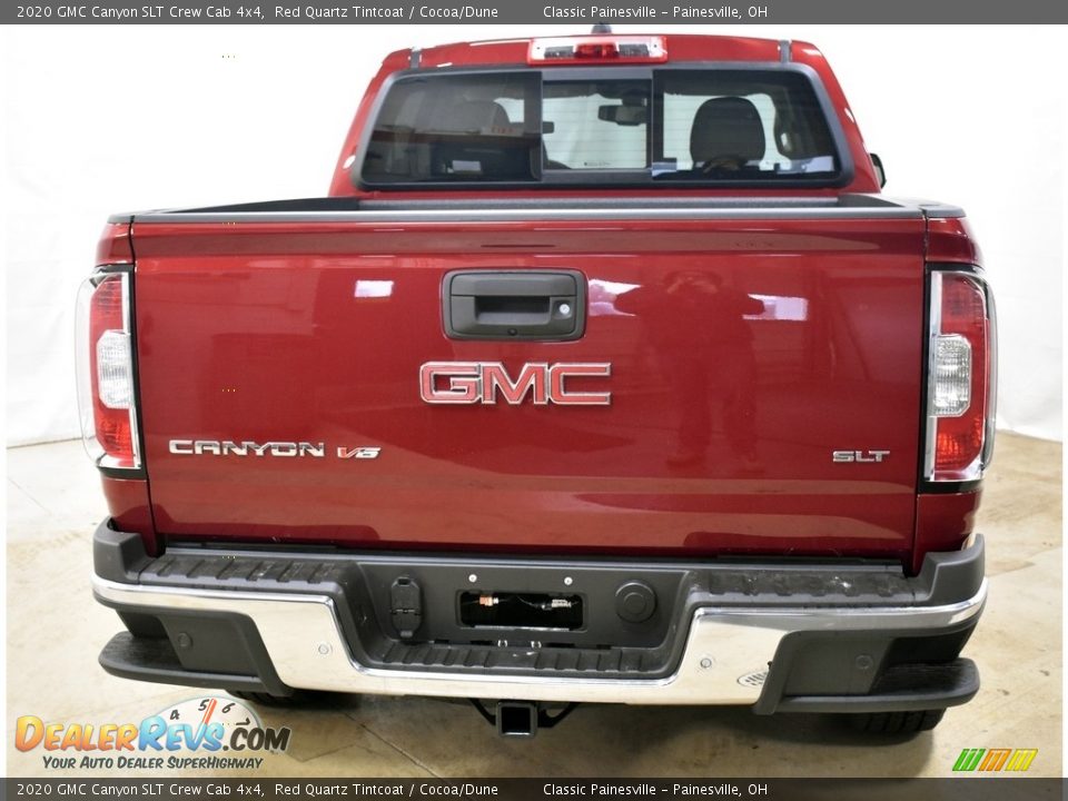 2020 GMC Canyon SLT Crew Cab 4x4 Red Quartz Tintcoat / Cocoa/Dune Photo #8