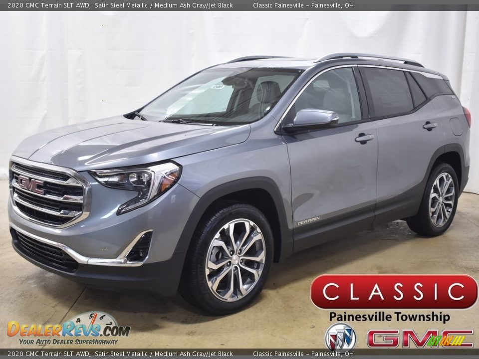 2020 GMC Terrain SLT AWD Satin Steel Metallic / Medium Ash Gray/Jet Black Photo #1