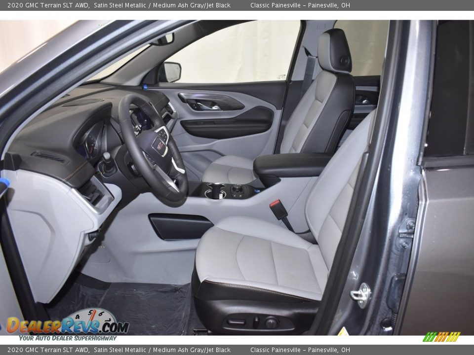 Medium Ash Gray/Jet Black Interior - 2020 GMC Terrain SLT AWD Photo #7