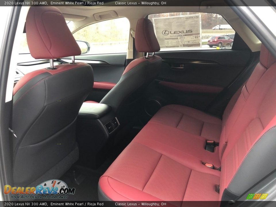 2020 Lexus NX 300 AWD Eminent White Pearl / Rioja Red Photo #3