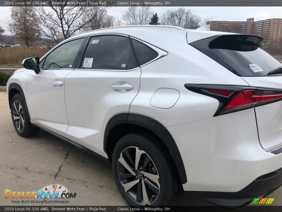 2020 Lexus NX 300 AWD Eminent White Pearl / Rioja Red Photo #4