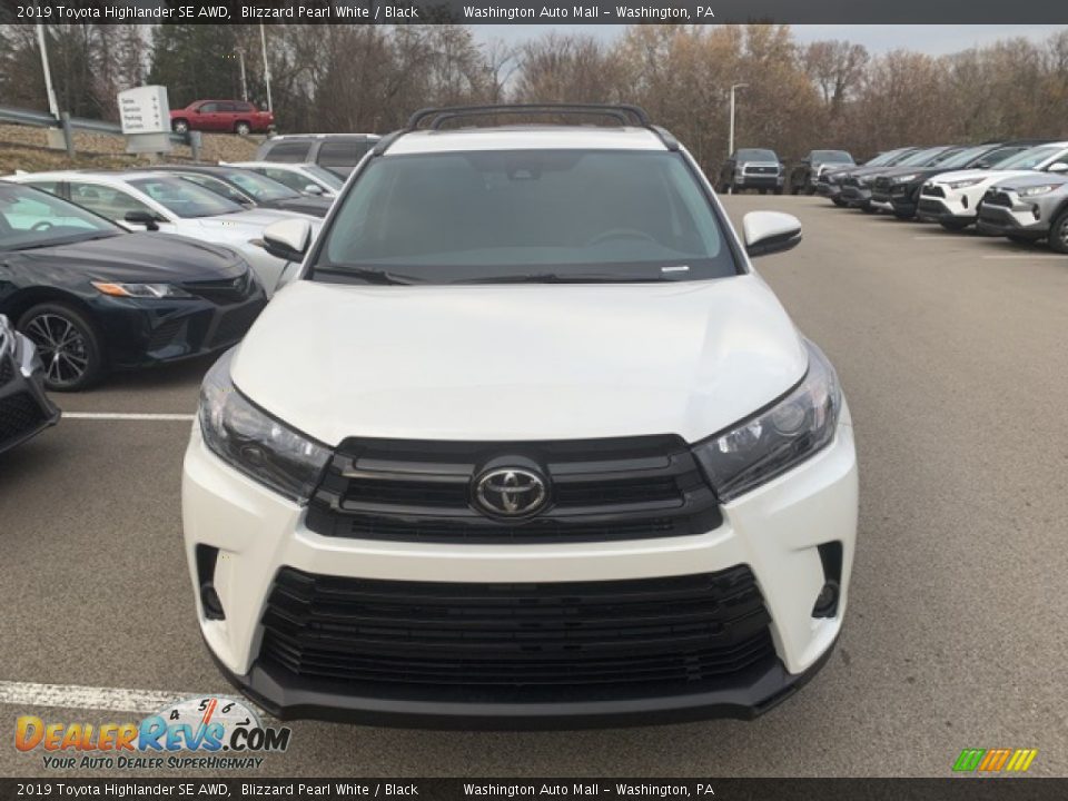 2019 Toyota Highlander SE AWD Blizzard Pearl White / Black Photo #2