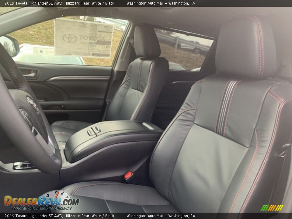 2019 Toyota Highlander SE AWD Blizzard Pearl White / Black Photo #4