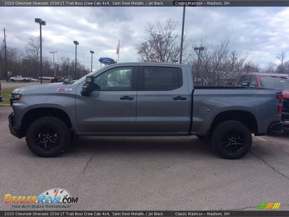 2020 Chevrolet Silverado 1500 LT Trail Boss Crew Cab 4x4 Satin Steel Metallic / Jet Black Photo #6