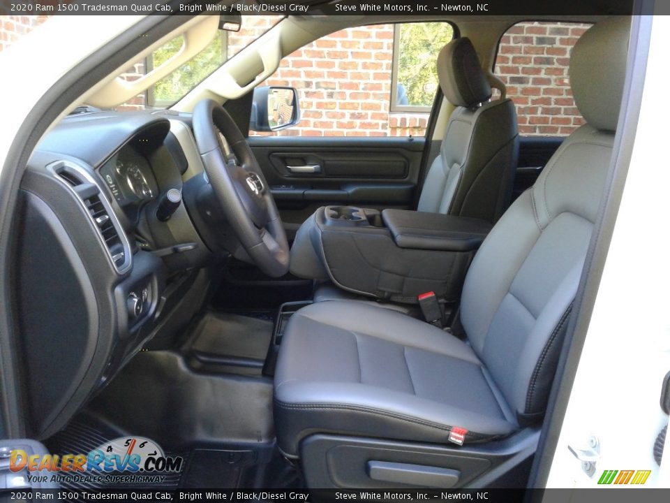 2020 Ram 1500 Tradesman Quad Cab Bright White / Black/Diesel Gray Photo #10