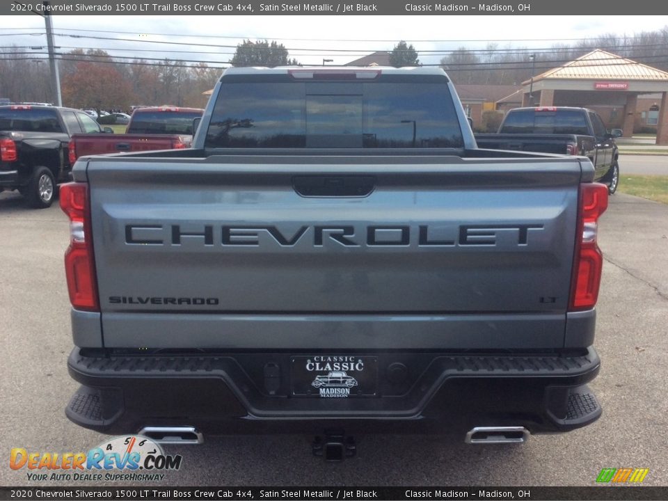 2020 Chevrolet Silverado 1500 LT Trail Boss Crew Cab 4x4 Satin Steel Metallic / Jet Black Photo #8