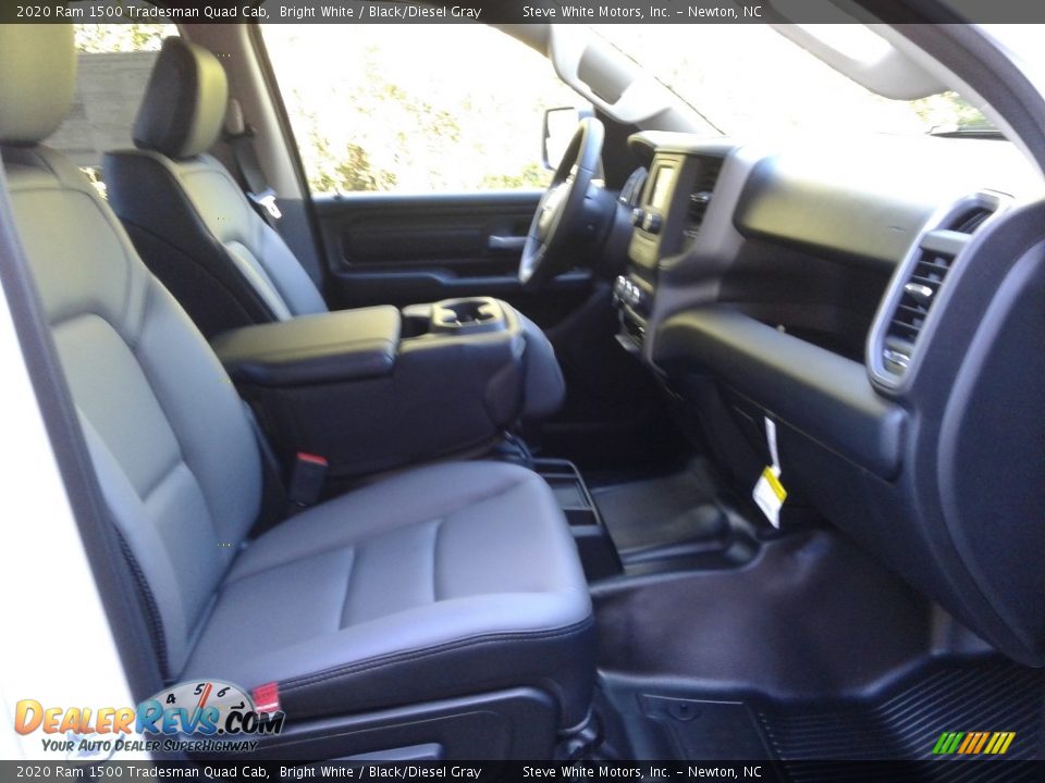 2020 Ram 1500 Tradesman Quad Cab Bright White / Black/Diesel Gray Photo #14