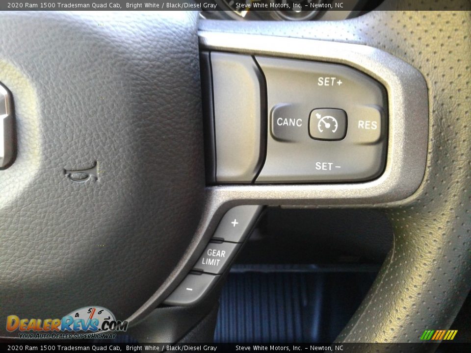 2020 Ram 1500 Tradesman Quad Cab Bright White / Black/Diesel Gray Photo #16