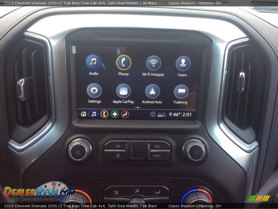 2020 Chevrolet Silverado 1500 LT Trail Boss Crew Cab 4x4 Satin Steel Metallic / Jet Black Photo #15