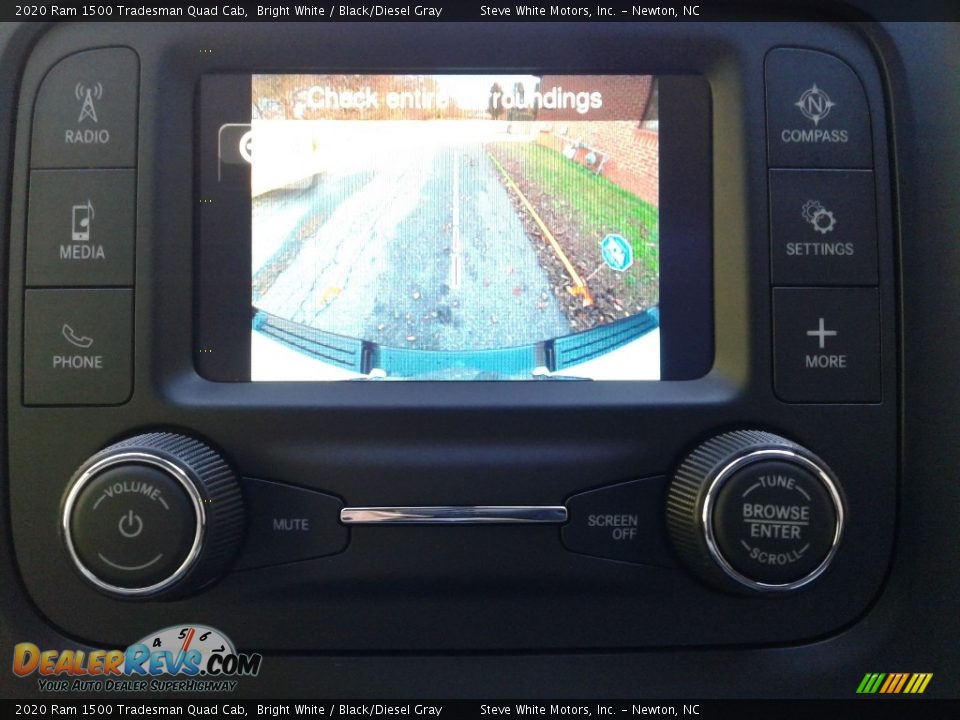 2020 Ram 1500 Tradesman Quad Cab Bright White / Black/Diesel Gray Photo #20