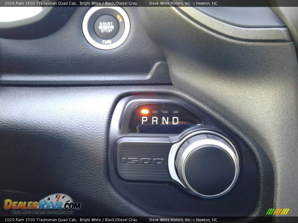2020 Ram 1500 Tradesman Quad Cab Bright White / Black/Diesel Gray Photo #21