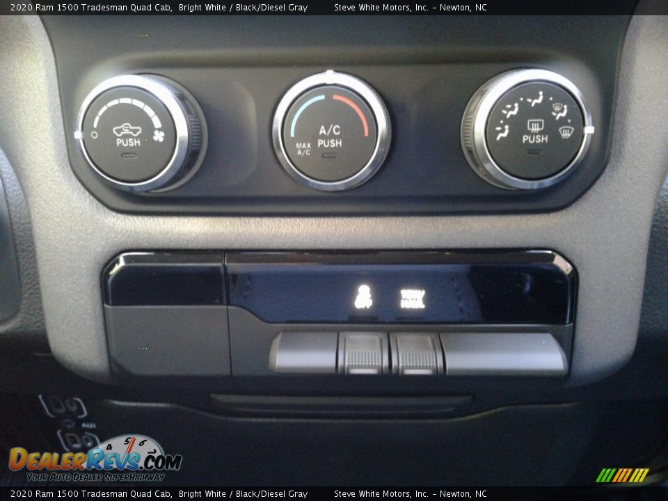 2020 Ram 1500 Tradesman Quad Cab Bright White / Black/Diesel Gray Photo #22