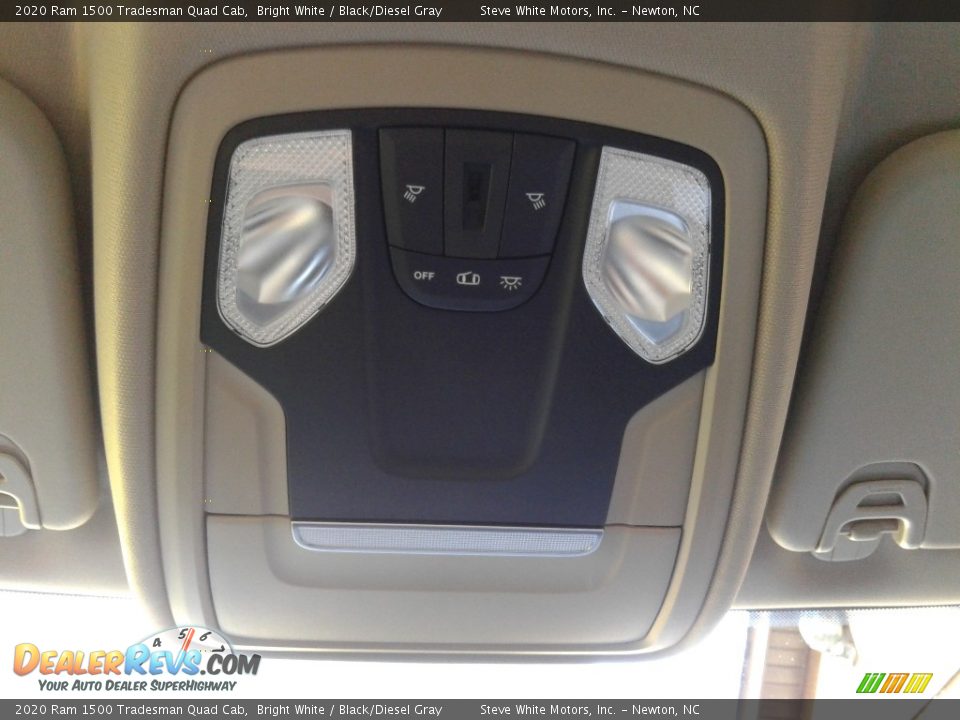 2020 Ram 1500 Tradesman Quad Cab Bright White / Black/Diesel Gray Photo #23