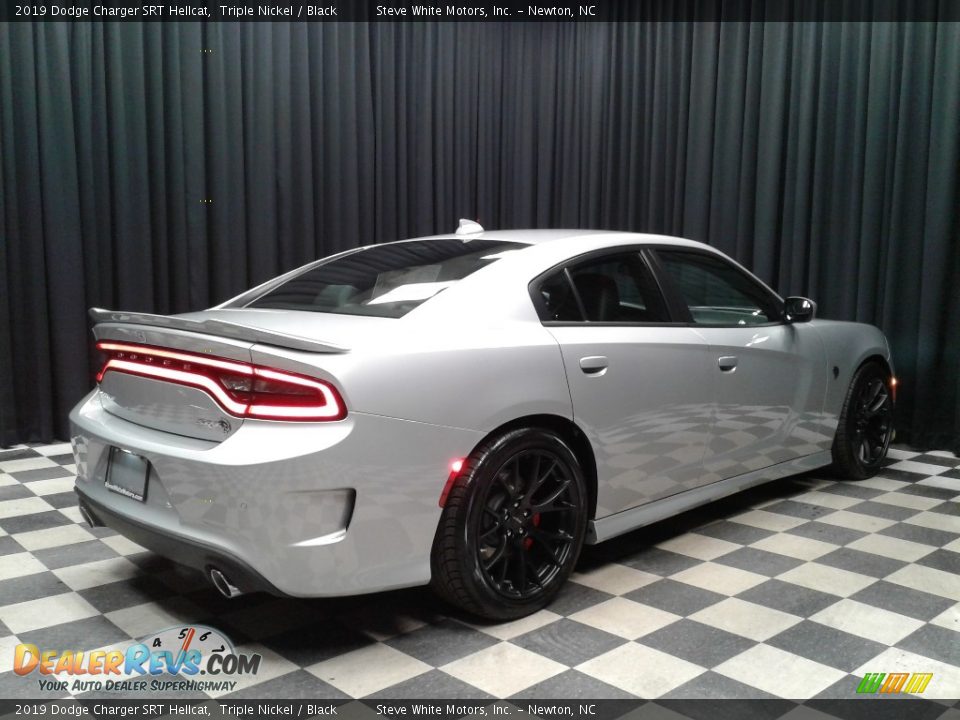 2019 Dodge Charger SRT Hellcat Triple Nickel / Black Photo #6