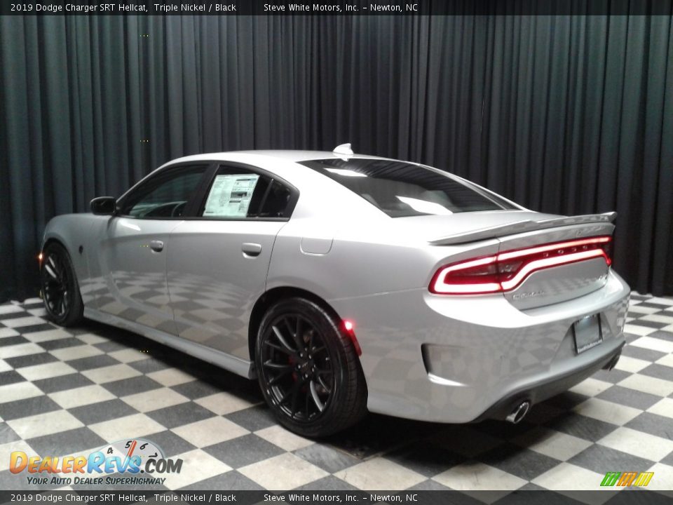 2019 Dodge Charger SRT Hellcat Triple Nickel / Black Photo #8