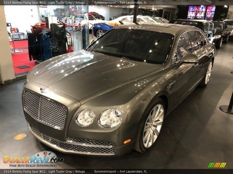 2014 Bentley Flying Spur W12 Light Tudor Gray / Beluga Photo #5