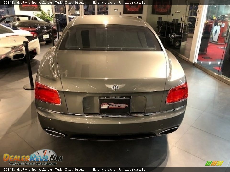 2014 Bentley Flying Spur W12 Light Tudor Gray / Beluga Photo #9