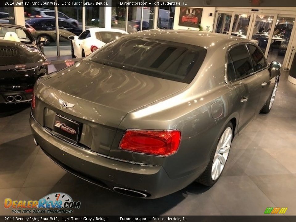 2014 Bentley Flying Spur W12 Light Tudor Gray / Beluga Photo #10