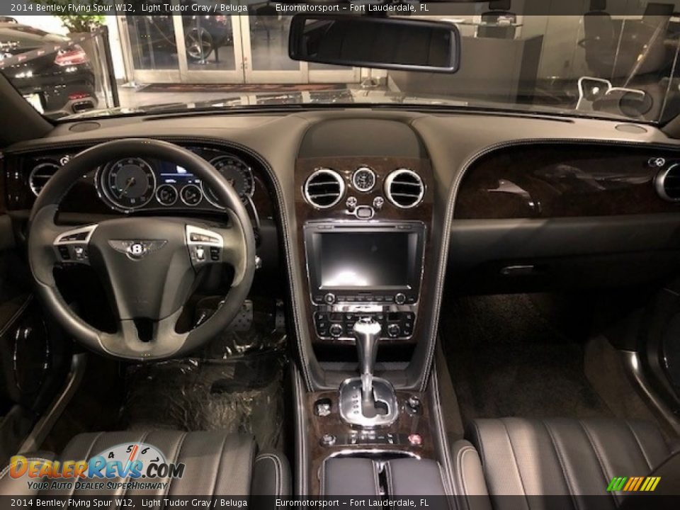 2014 Bentley Flying Spur W12 Light Tudor Gray / Beluga Photo #13