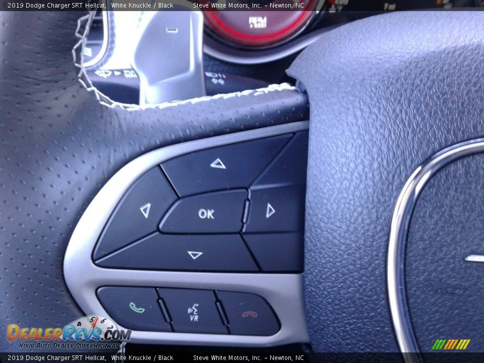 2019 Dodge Charger SRT Hellcat White Knuckle / Black Photo #17