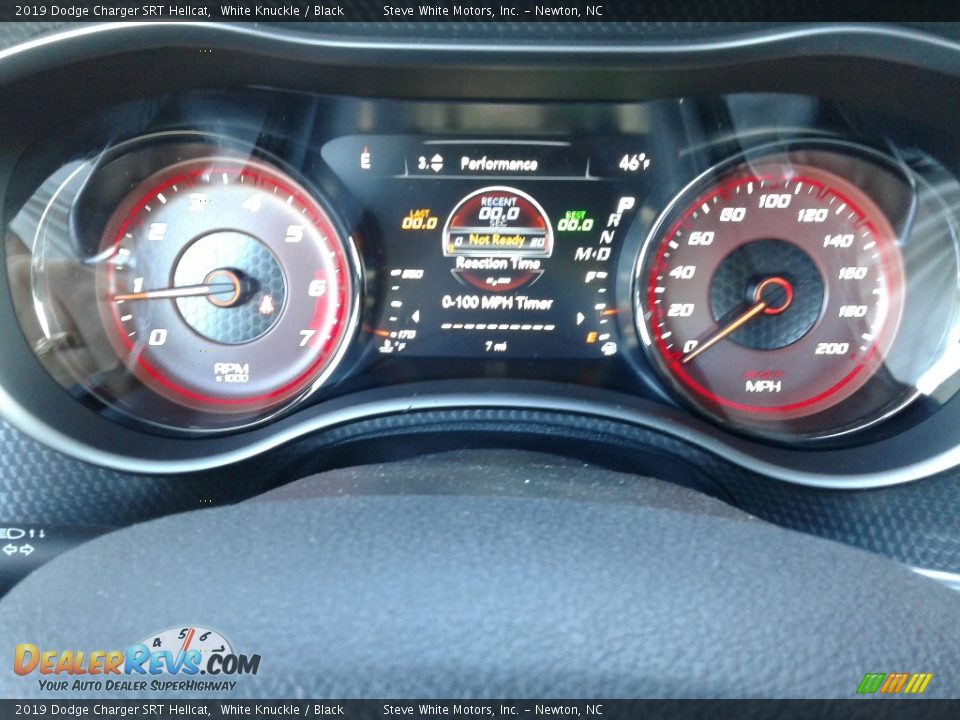 2019 Dodge Charger SRT Hellcat White Knuckle / Black Photo #19