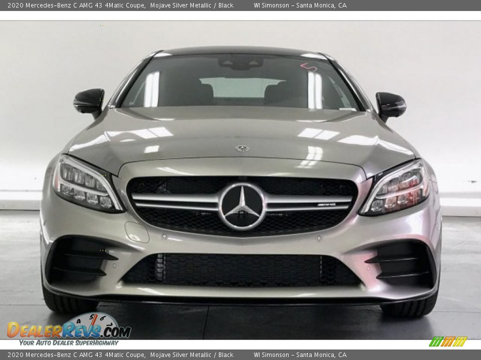 2020 Mercedes-Benz C AMG 43 4Matic Coupe Mojave Silver Metallic / Black Photo #2