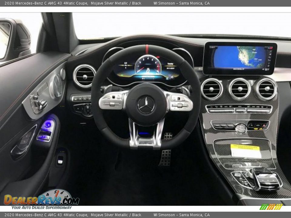 2020 Mercedes-Benz C AMG 43 4Matic Coupe Mojave Silver Metallic / Black Photo #4
