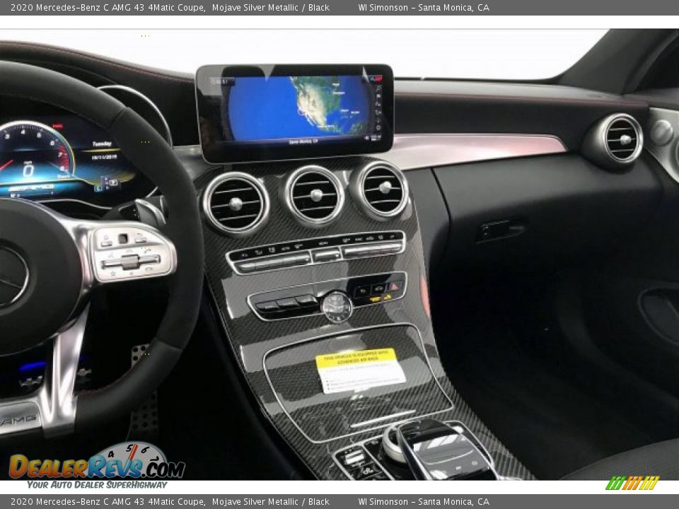 Dashboard of 2020 Mercedes-Benz C AMG 43 4Matic Coupe Photo #5