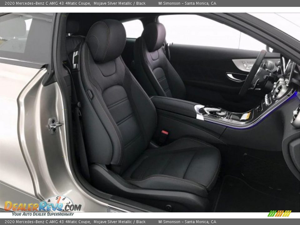 2020 Mercedes-Benz C AMG 43 4Matic Coupe Mojave Silver Metallic / Black Photo #6
