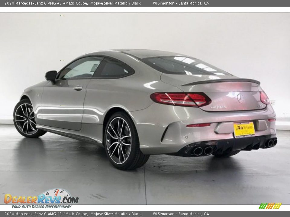 2020 Mercedes-Benz C AMG 43 4Matic Coupe Mojave Silver Metallic / Black Photo #10