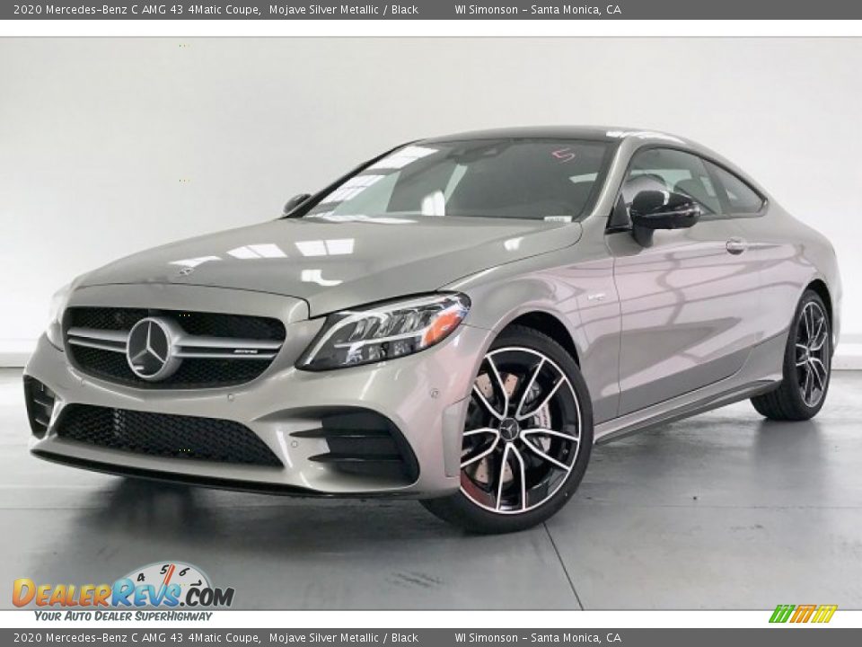 Front 3/4 View of 2020 Mercedes-Benz C AMG 43 4Matic Coupe Photo #12