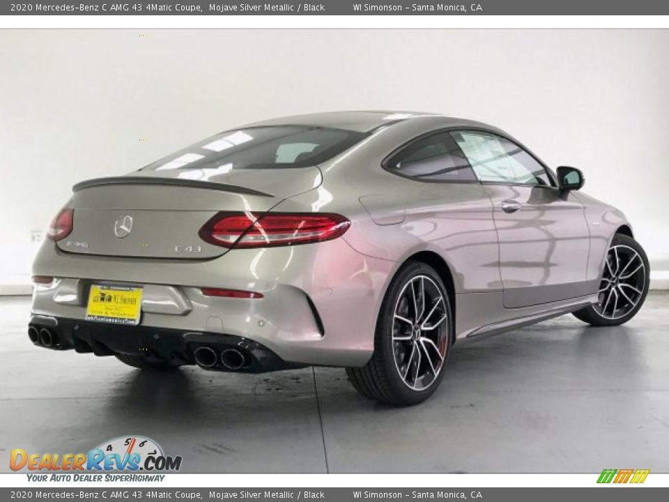 2020 Mercedes-Benz C AMG 43 4Matic Coupe Mojave Silver Metallic / Black Photo #16