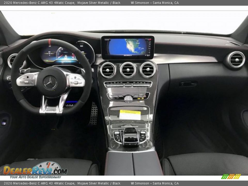 Dashboard of 2020 Mercedes-Benz C AMG 43 4Matic Coupe Photo #17