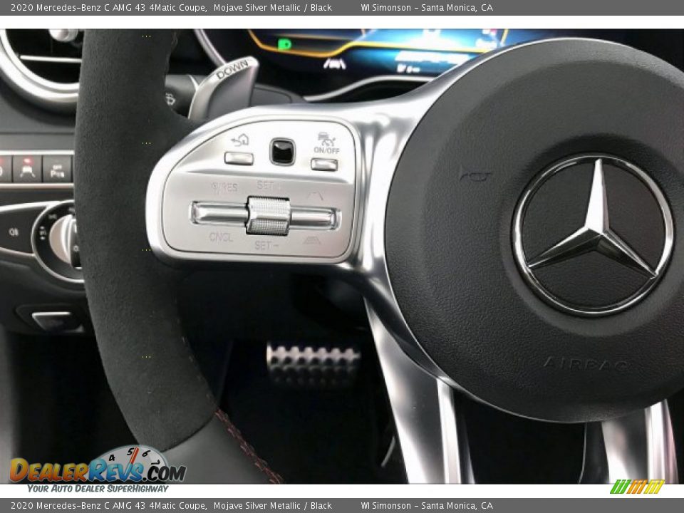 2020 Mercedes-Benz C AMG 43 4Matic Coupe Steering Wheel Photo #18