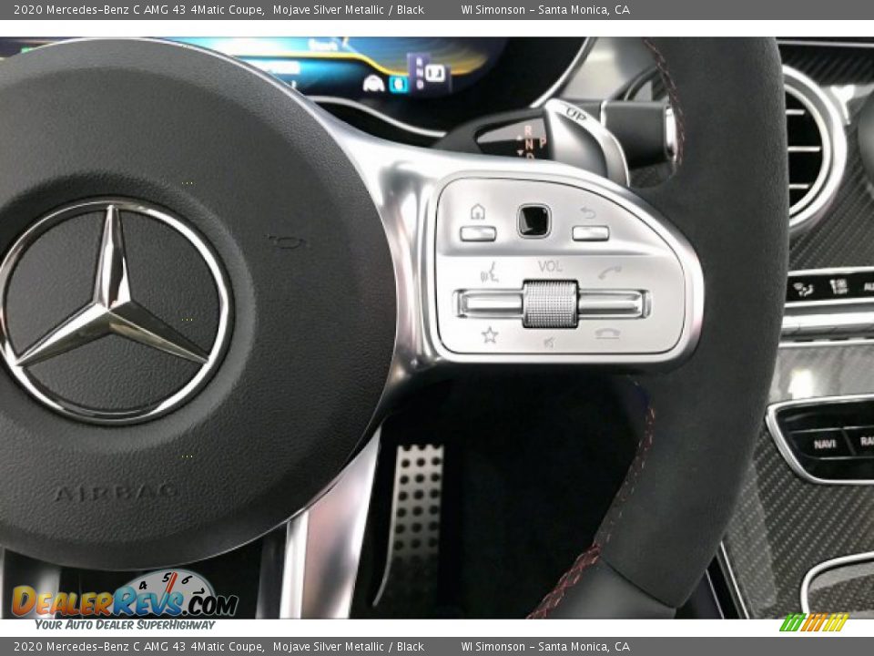 2020 Mercedes-Benz C AMG 43 4Matic Coupe Steering Wheel Photo #19
